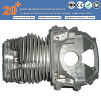 Services de fonderie BOSX, alliage d'aluminium A380/ADC12, fonderie sous pression, cylindre de moteur usiné CNC, composant moto