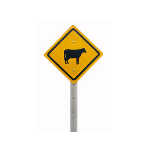 لافتات تحذير مرورية من الألومنيوم للطرق السريعة، علامات أمان للطرق عاكسة في الليل مطبوعة بالأشعة فوق البنفسجية من علامة بورويت - Product Image 5