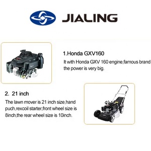 Honda GXV160 Motor Benzin Rasenmäher 4 Takt Handvorschub Rückholzwinkel Gartenrasenmäher angetrieben von Honda - Product Image 3