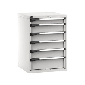 Fami Master 714x726x1000mm cajonera gris con 6 cajones telescópicos - Product Image 1