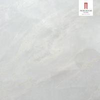 Dalles de remplacement en marbre blanc Fendy 1600x3200mm, lisses, grand format, en pierre artificielle pour comptoir de cuisine extérieur