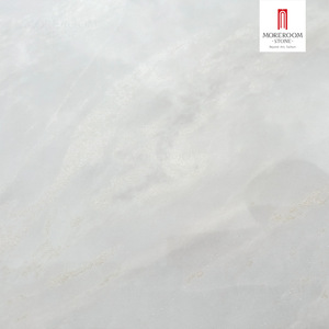Dalles de remplacement en marbre blanc Fendy 1600x3200mm, lisses, grand format, en pierre artificielle pour comptoir de cuisine extérieur - Product Image 2
