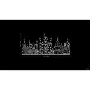 3228 pièces 66538 Village de Hogsmeade Édition Collector Blocs de construction en plastique à assembler pour garçons et filles de 14 ans et plus - Product Image 4