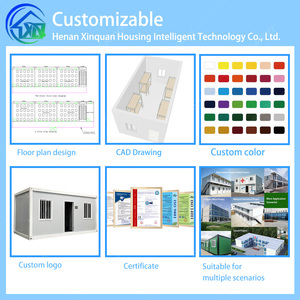 Case Prefabbricate Moderne Stile Container Smontabili, Edifici per Uffici, Vendita Diretta dalla Fabbrica a Prezzi Bassi per Cantieri Edili - Product Image 5