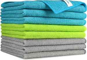 Lot de 40x40 chiffons de nettoyage en microfibre 100% colorés pour le detailing automobile, serviettes en microfibre - Product Image 2