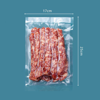Sacs de mise sous vide gaufrés en nylon texturé LDPE pour la conservation des aliments, viande transformée et surgelée
