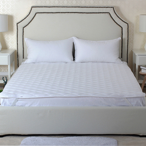 Coprimaterasso impermeabile del rivestimento del <span class=keywords><strong>materasso</strong></span> del reticolo dell'hotel bianco di vendita calda della fabbrica - Product Image 3