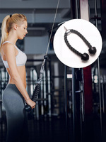 Accessoires de fitness pour salle de sport à domicile VIGFIT, équipement sportif, accessoire de câble, accessoire de corde pour triceps
