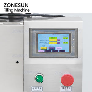 ZONESUN ZS-GTPP1H Semi-automatic Quantitative Single Head Cosmetics Eyeshadow Lip Gloss <b>Mascara</b> Mixing Heating Filling Machine - Product Image 2