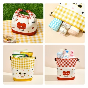 Support OEM Large Capacity <b>Lunch</b> <b>Box</b> Bag Cute Animal Picnic Handbag for School Portable Food Cooler Bags <b>Insulated</b> Rice Bag - Product Image 2