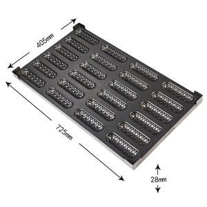 מותאם אישית באיכות גבוהה אפיית לחם עובש מחבתות 24 רב קישור ופל אלומיניום לאפות מגש - Product Image 3