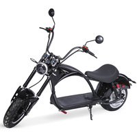 Motocicleta Eléctrica Todoterreno de Alta Velocidad para Adultos, Estilo Harley, de Dos Ruedas, en Negro, Amarillo y Rojo, con Motor de 60V 2000-3000W