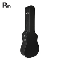 Étui rigide pour guitare acoustique 12 cordes Boîte de guitare en bois en cuir personnalisée robuste et durable
