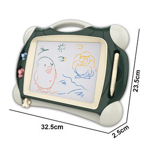 Komik DIY Doodle öğrenme çocuklar için yazı tahtası çocuk taşınabilir çift renkli çizim kurulu - Product Image 3