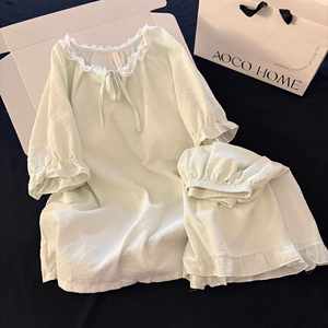 Pijamas de poliéster 100% para mujer, camisones de punto Floral, ropa de dormir suave y suave, tallas de invierno, lindo romántico para el verano - Product Image 4