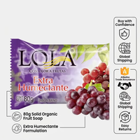 Savon Solide Bio Personnalisable 80g aux Fruits – Nettoyant Visage et Corps Essentiel – Saveur Pomme Fraise – Sans Ingrédients Chimiques