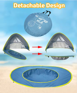 <span class=keywords><strong>Tente</strong></span> de plage Pop-up Sunshelter pour bébé avec protection <span class=keywords><strong>UV</strong></span> Jouet pour enfants avec <span class=keywords><strong>petite</strong></span> maison et piscine Design - Product Image 2
