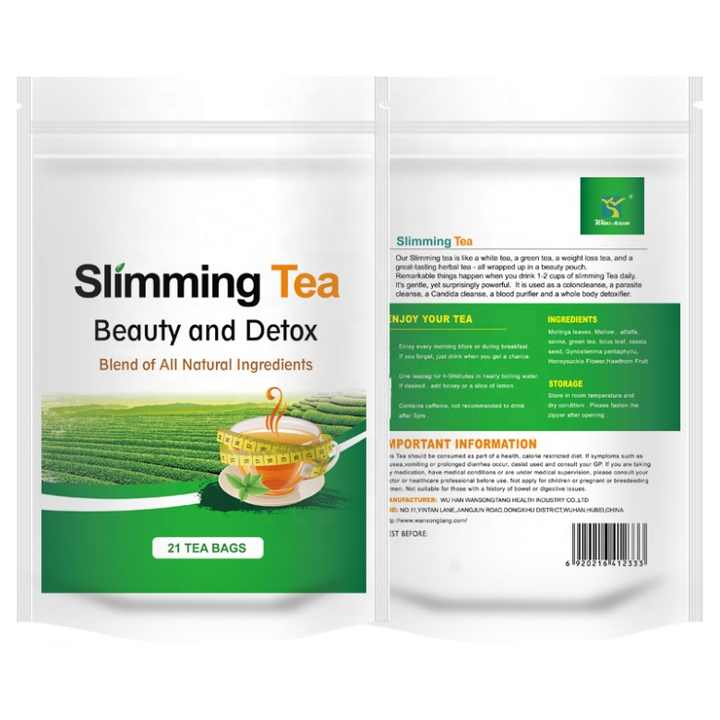 Private Label Organic Detox Weight Loss Formula for Adults Effective Chinese Herbal Vitamins Dried ISO Certified Bag Packaging