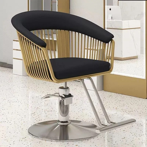 Fauteuil de barbier, fauteuil de coiffure rétro, fauteuil haut de gamme tendance pour salon de coiffure, idéal pour la coloration et la permanente. - Product Image 4