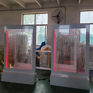 Forniture di decorazione Led fontana cascata fondale acqua bordo evento forniture per feste Hotel matrimonio segno di ingresso - Product Image 2