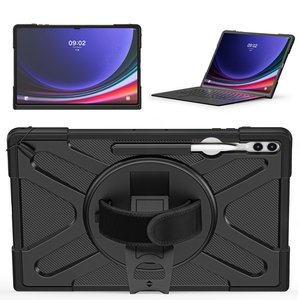 Custodia per Tablet con Supporto Girevole a 360° e Cinghia da Polso per Samsung <span class=keywords><strong>Tab</strong></span> S9 <span class=keywords><strong>Ultra</strong></span> X910 X916 X918U <span class=keywords><strong>S8</strong></span> <span class=keywords><strong>Ultra</strong></span> X900 - Product Image 2