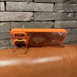 Étui de téléphone magnétique avec support pour <span class=keywords><strong>iPhone</strong></span> 13 14 15 16 17 Pro Max, coques antichoc, <span class=keywords><strong>protection</strong></span> transparente de l'objectif - Product Image 5