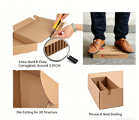 Caja de Cartón Corrugado Impresa Personalizada, Caja de Envío Plegable con Logotipo para Cosméticos, Ropa, Alimentos y Embalaje de Regalos