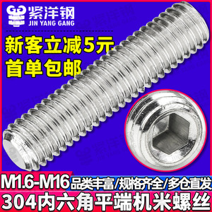 Tornillos de Cabeza Hexagonal de Acero Inoxidable 304, M2 M3 M4 M5, DIN913 Grado A Nivel 6.8, Accesorios para Juguetes - Product Image 5