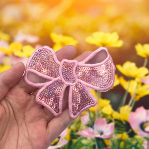 Trendige Aufbügelbare Gruselige Herbst-Kürbis-Aufnäher mit Großen Pailletten, Neue Festliche Bestickte PVC-Applikationen für Damen-Sweatshirts zum Erntedankfest - Product Image 6