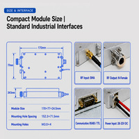 Módulo DDS 300-1500 1500-2500 2500-4000 4000-6000mhz 100W, Módulo Anti-Drones 300-6000mhz, Módulo PA, Módulo RF, Amplificador de Potencia Anti-Drones