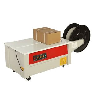 เครื่องรัดกล่องกระดาษลูกฟูกสองด้านแบบกึ่งอัตโนมัติราคาประหยัด พร้อมสายรัด PP - Product Image 2