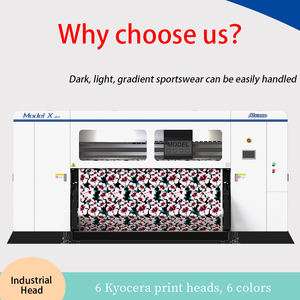 Imprimante industrielle à sublimation thermique 8 têtes Kyocera Atexco modèle X Plus, faible entretien pour impression longue durée, écologique, pour rideaux - Product Image 3