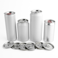Direct usine, canettes imprimées pour boissons de 250 ml, 330 ml, 355 ml, 500 ml, canettes en aluminium vides sans BPA pour la bière et les boissons