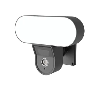 Golden Vision 3MP 1100 Lumen LEDs Wired Outdoor impermeável IP65 Cor Night Vision Smart Floodlight Camera