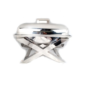 Best Quality Wedding Party Hotel Chafing Dish Stainless Steel Chafing Dish Rectangular Chafing Dish With <b>Stand</b> - Product Image 1