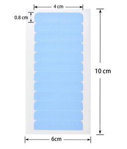 <span class=keywords><strong>Bandes</strong></span> de ruban adhésif double face de qualité exceptionnelle, résistant à l'eau, pour une utilisation avec les perruques Lace Front et les extensions de <span class=keywords><strong>cheveux</strong></span> - Product Image 2