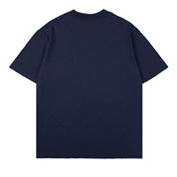 T-shirt ample pour homme, coupe oversize, 260g coton, anti-rétrécissement, manches courtes, design uni, pour les loisirs