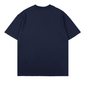 เสื้อยืดโอเวอร์ไซส์ทรงหลวมสำหรับผู้ชาย ผ้าฝ้าย 260 กรัม ป้องกันการหดตัว แขนสั้น ดีไซน์เรียบง่าย สำหรับใส่พักผ่อน - Product Image 5