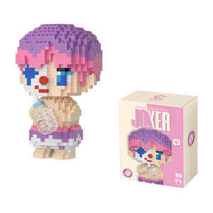 Micro Briques Kit de Construction Miniature Blocs en Plastique Particules Figurine Distinctive Clown Coloré Jouet Créatif à Assembler pour Enfants - Product Image 1