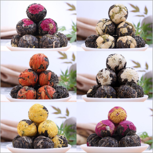 <span class=keywords><strong>Chino</strong></span> hecho a mano Etiqueta Privada melocotón Litchi artesanía flor Bola de té - Product Image 5