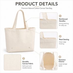 Bolsa de Tela de Algodón Personalizada con Logotipo, Ecológica, Reutilizable, para Compras, Regalos Promocionales Empresariales, OEM, ODM - Product Image 3