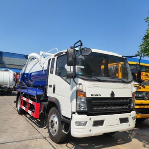 Camión de Succión de Aguas Residuales Sinotruk Howo 4X2 de 8000L |   Camión de Limpieza de Tanques Sépticos - Product Image 4