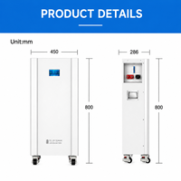 Système de stockage d'énergie solaire de type tour avec batterie LiFePO4 51,2V 280Ah 314Ah 628Ah 14kWh 16kWh 32kWh avec CAN/RS485 et écran LCD