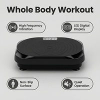 Plateforme vibrante de perte de poids et d'amincissement corporel à usage domestique, certifiée CE RoHS BSCI FCC, 200W, 1-99 vitesses, vente en gros OEM