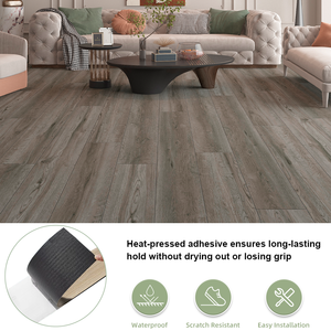 Precio de Fábrica, Fácil Instalación, Baldosas de PVC Antideslizantes para Interiores, Piso Vinílico Resistente al Agua para Interiores - Product Image 2