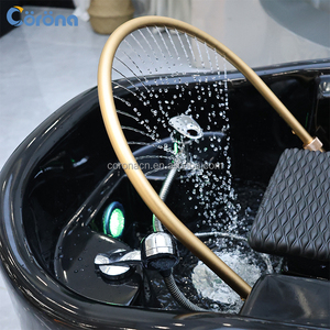 Salon de coiffure Chaise de lavage Thérapie par l'eau Massage électrique Shampooing Tête de lit Spa - Product Image 4