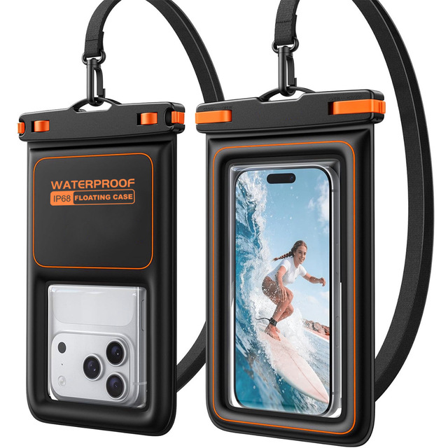 Universal 7.5 Inch Touch Screen Waterproof Phone Dry Bag Custom Floating Case Waterproof Cell Phone Pouch for Swimming Beach