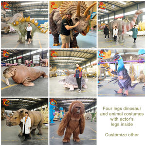 DZ 2305 <span class=keywords><strong>Dinosaure</strong></span> animatronique grandeur nature, robot <span class=keywords><strong>dinosaure</strong></span> marcheur, costume de <span class=keywords><strong>dinosaure</strong></span> pour les activités des enfants, fête d'anniversaire - Product Image 5