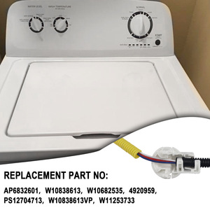 Washing Machine Door <b>Lock</b> Switch W11307244 With Wiring 110 V Electric Plastic Durable <b>Washer</b> Lid Switch Part - Product Image 4