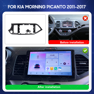 Para Kia Morning Picanto 2011-2017 9 pulgadas LHD RHD Android Car Stereo Radio Marco de instalación Panel de navegación Marco Dash Kit - Product Image 4